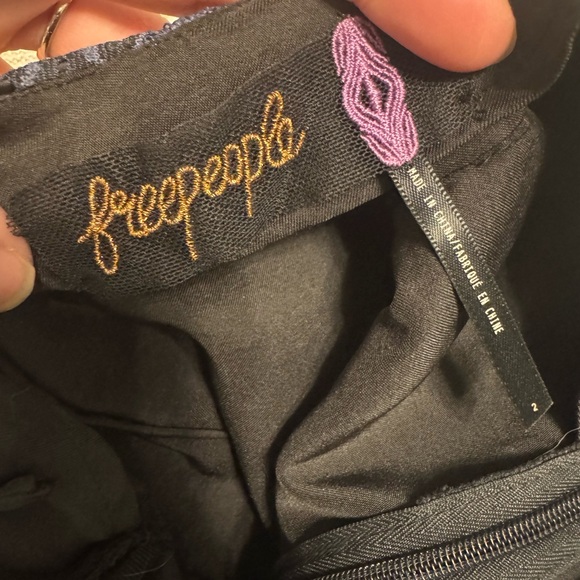 Free People Navy Lace Backless Dress - Picture 5 of 6